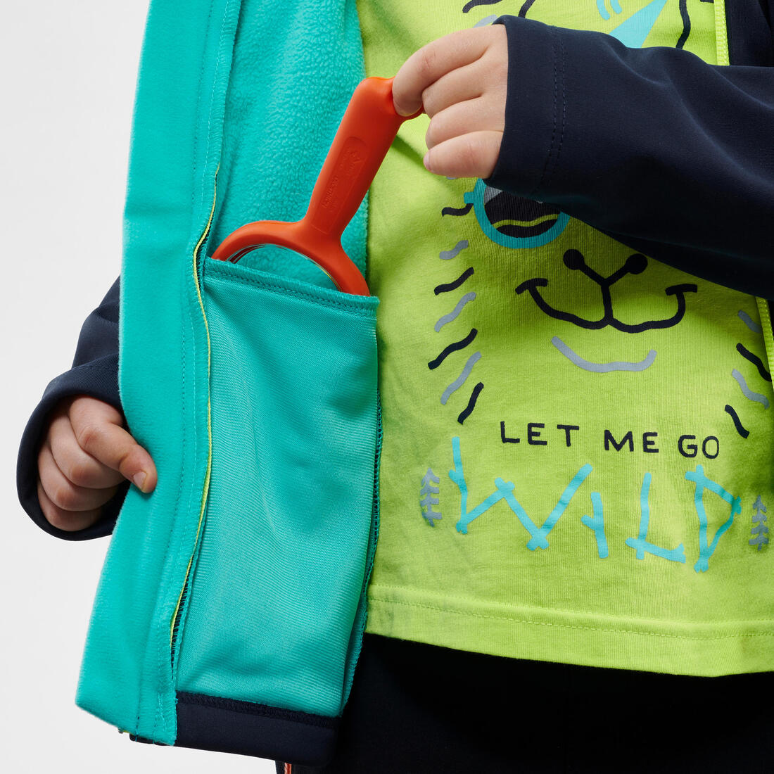 Veste softshell de randonnée enfant 2-6 ans, MH900
