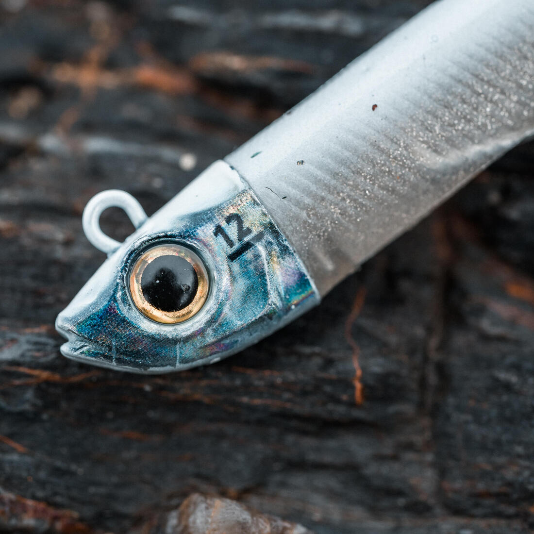 Kit leurres souples shad texan anchois ancho 120 12gr ayu en mer