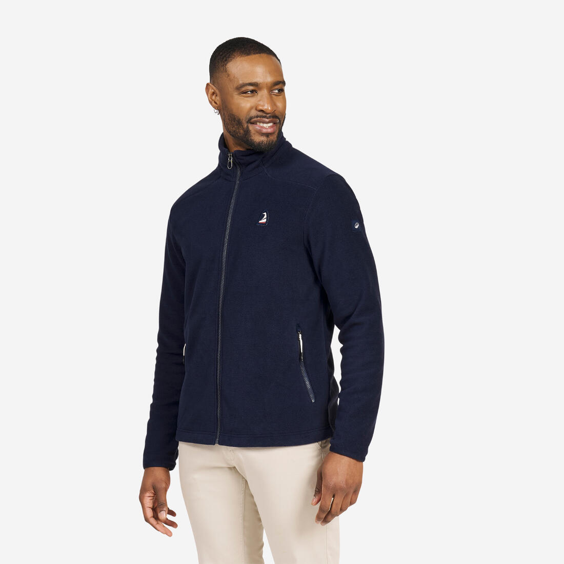 Polaire chaude de voile homme, 100 chiné