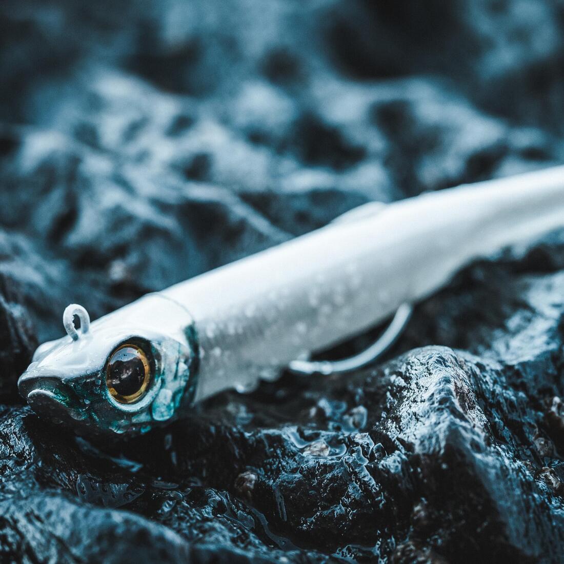 Kit leurres souples shad texan anchois ancho 120 12gr ayu en mer