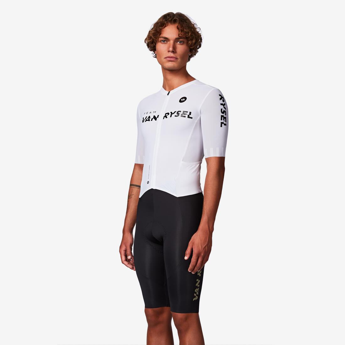 Combinaison vélo route homme été RCR R 2 team blanche