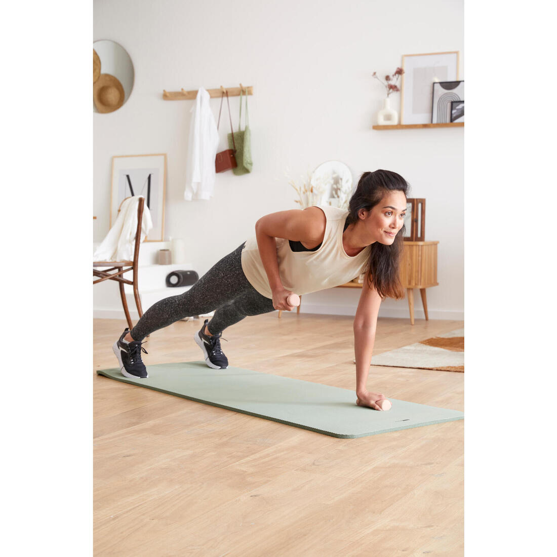 Paire d'haltères fitness 2*3 Kg - EASY Gris
