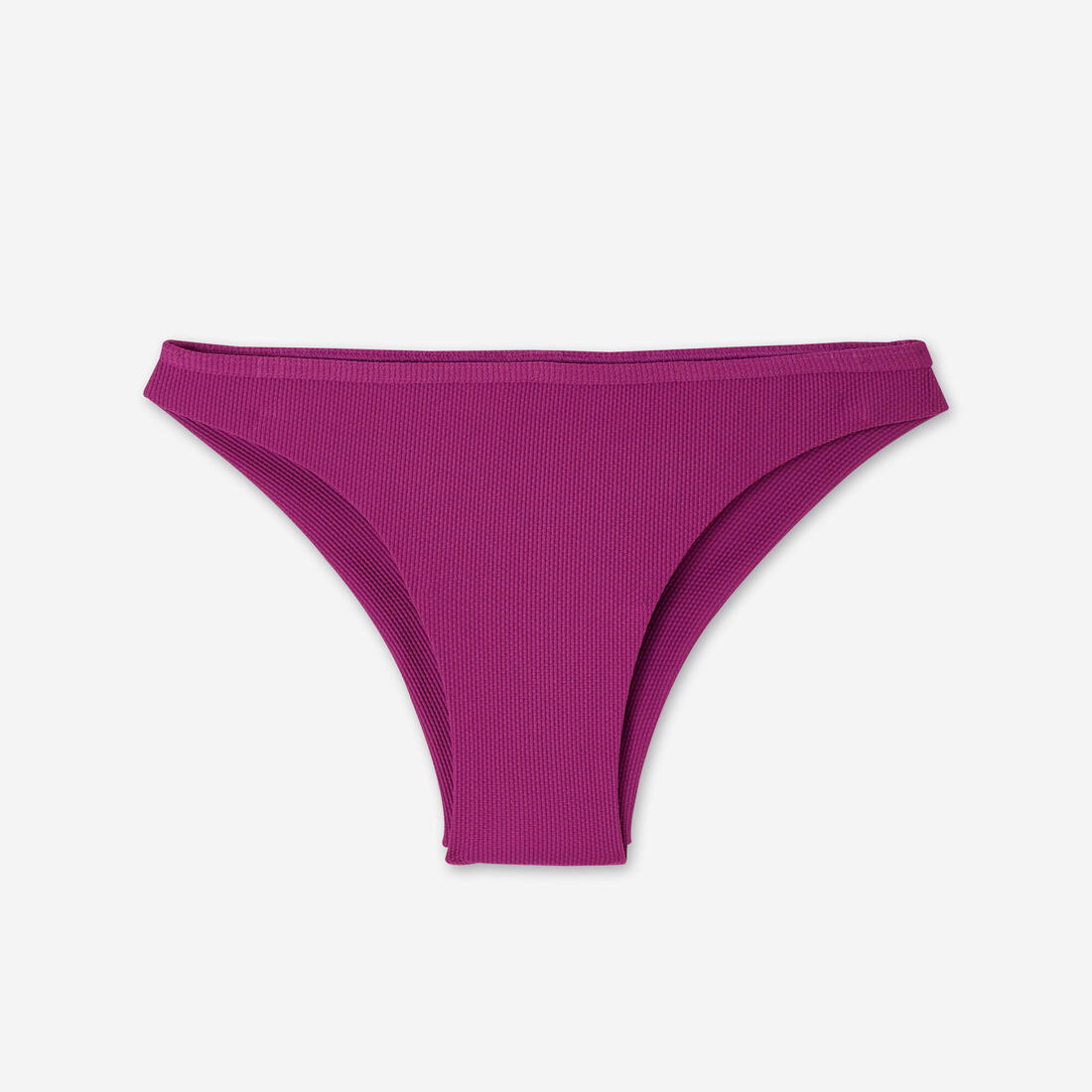 Bas de maillot tanga texturé surf Femme - Lulu violet