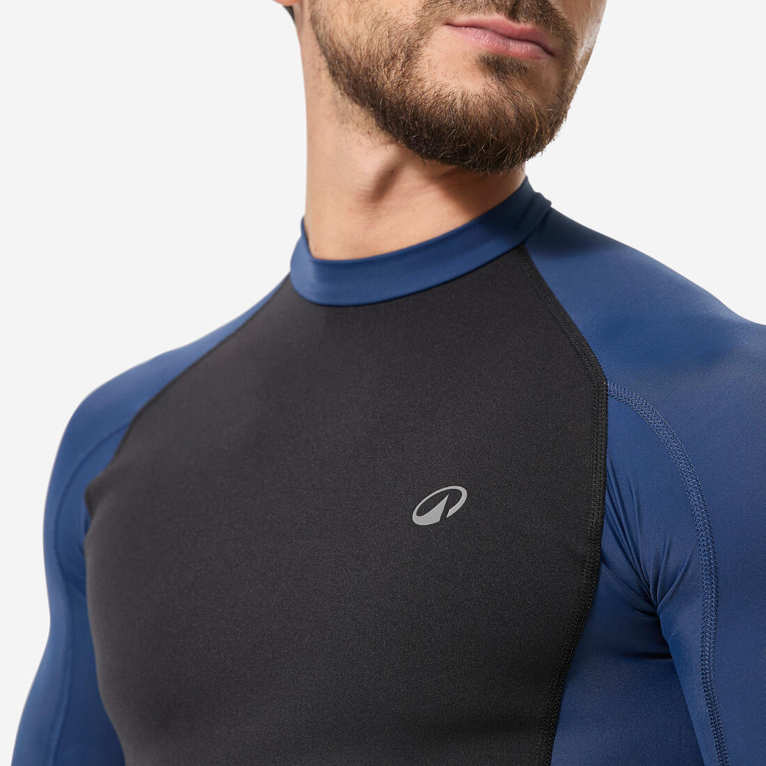 Tee-shirt anti UV surf top thermique Néoprène Lycra manches courtes homme.