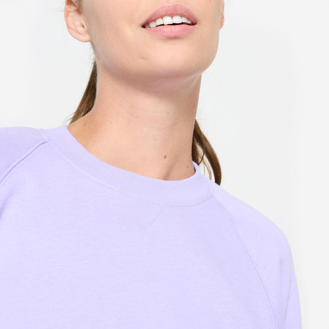 Sweat de fitness en molleton femme
