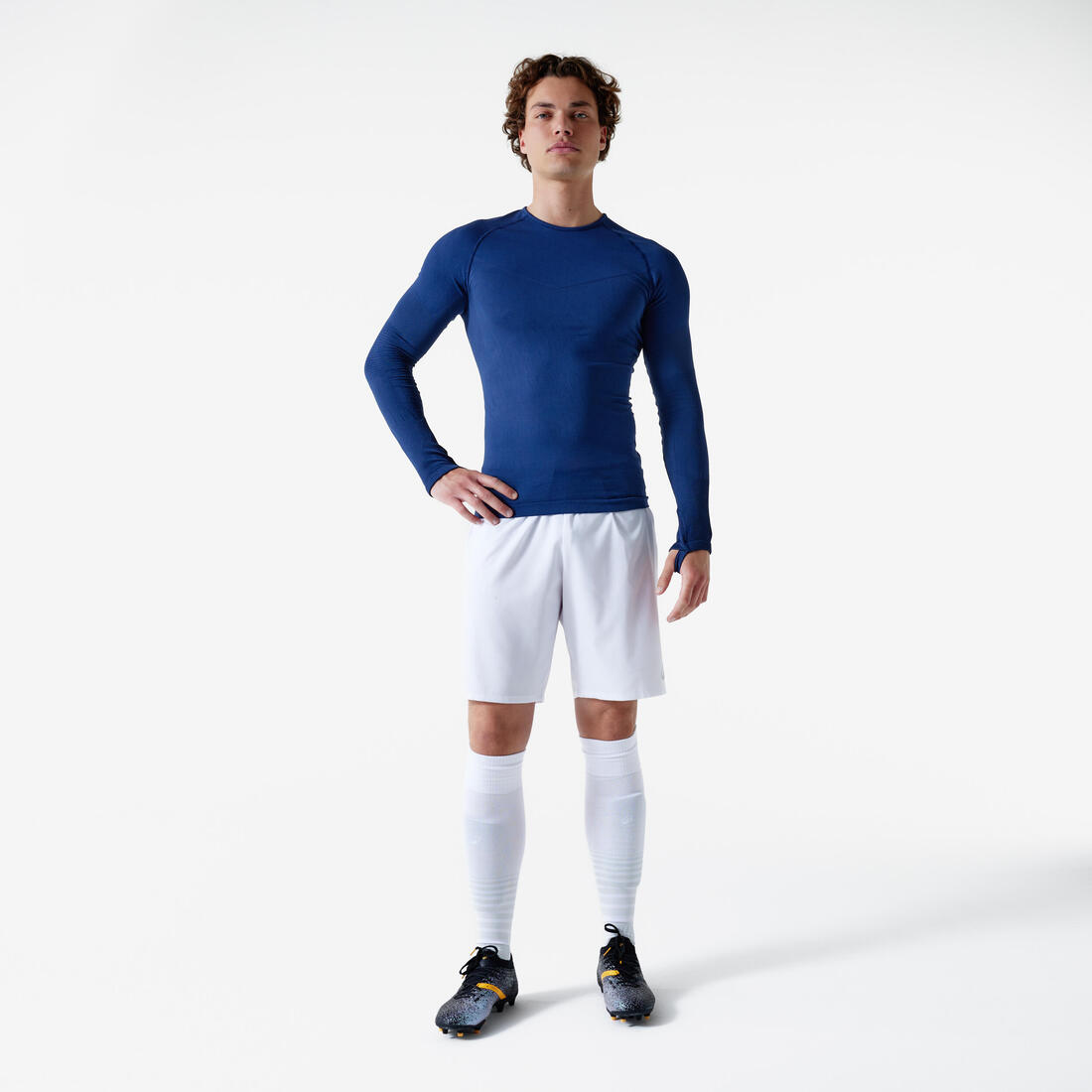 Sous-maillot de foot thermique sans-couture manches longues, Keepdry