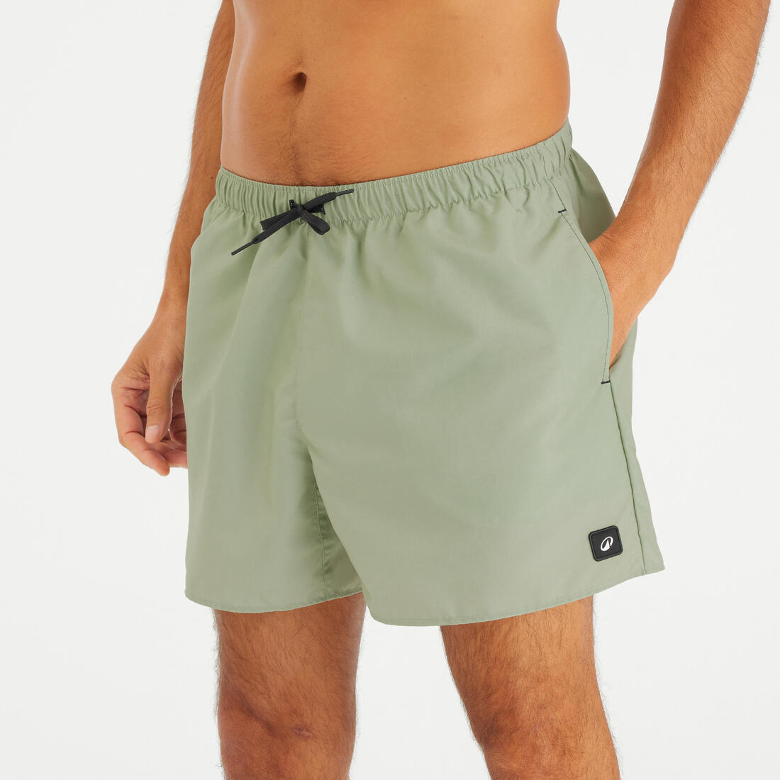 Boardshort surf 100 Court 15" Homme - Hendaia pockets Khaki