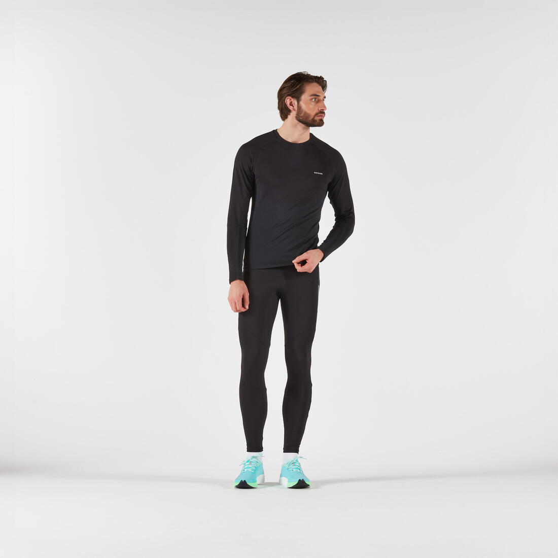 T-Shirt manches longues running sans couture Homme, KIPRUN Run 500