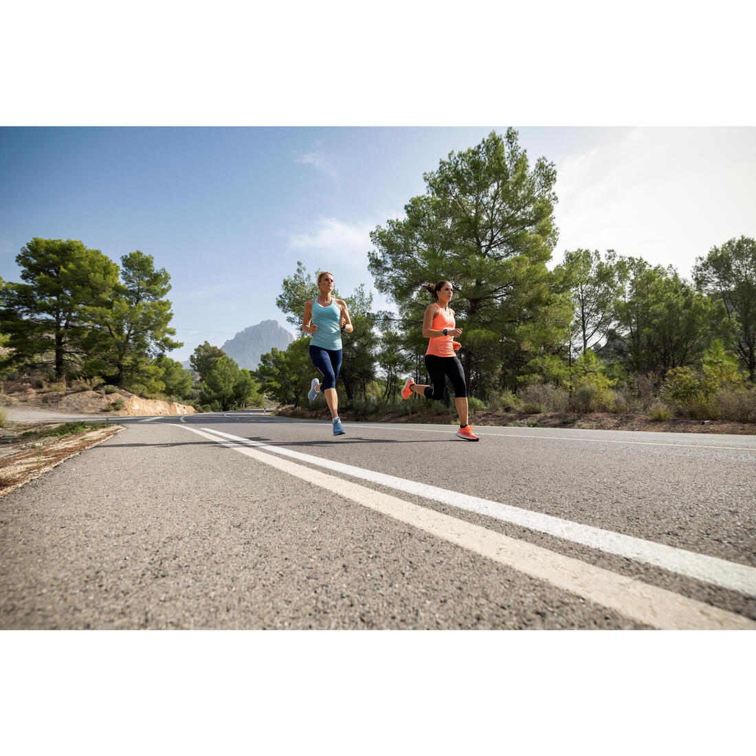 Débardeur running sans couture femme - kiprun run 500 confort lavande