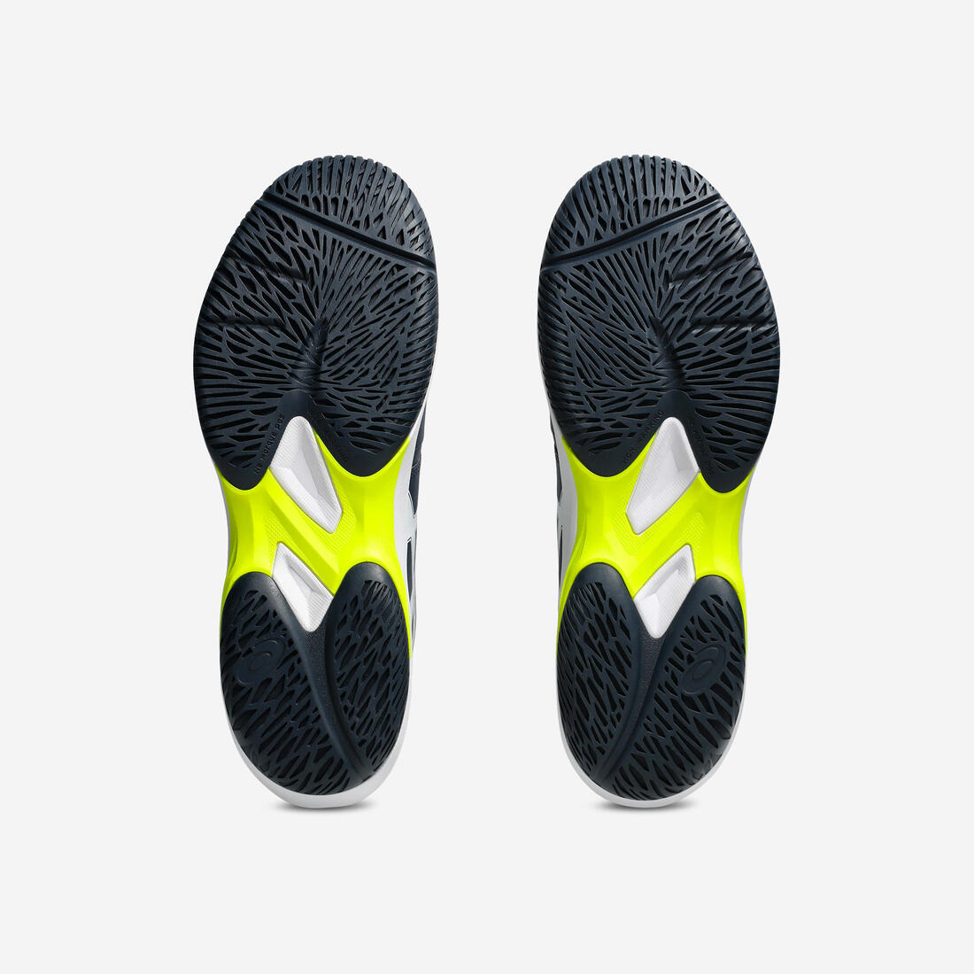 Chaussures de tennis homme Multicourt - Asics Game FF bleu blanc jaune