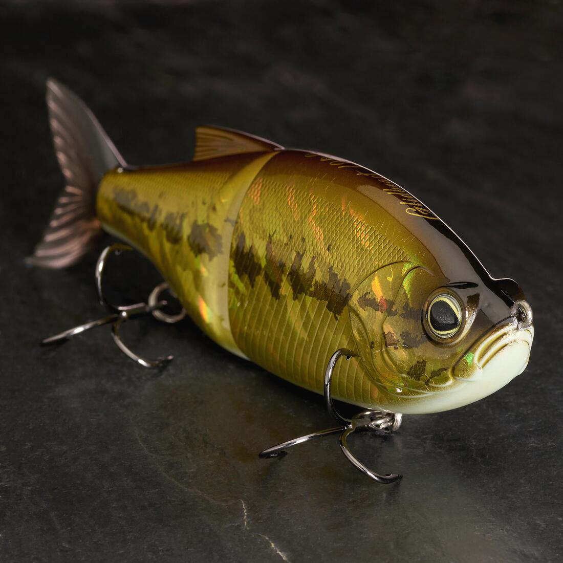 LEURRE PECHE AUX LEURRES BIWAA GLIDBEAST 120S BLACKBASS