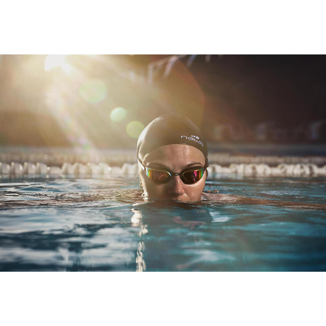 Lunettes de natation Taille Unique - Bfast noir miroir orange fire