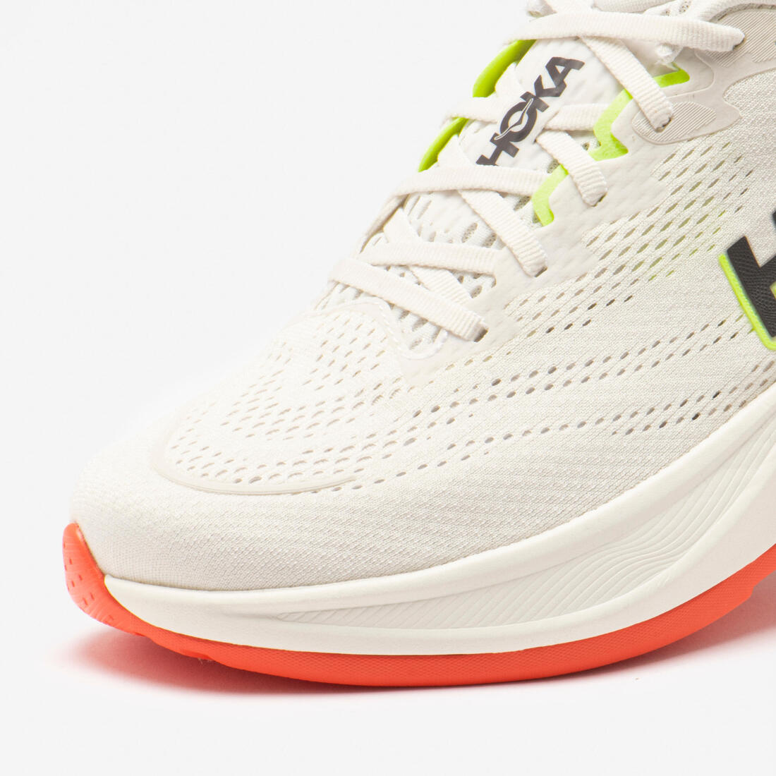 Chaussure de Running Homme, Hoka Rincon 4 blanc et rouge