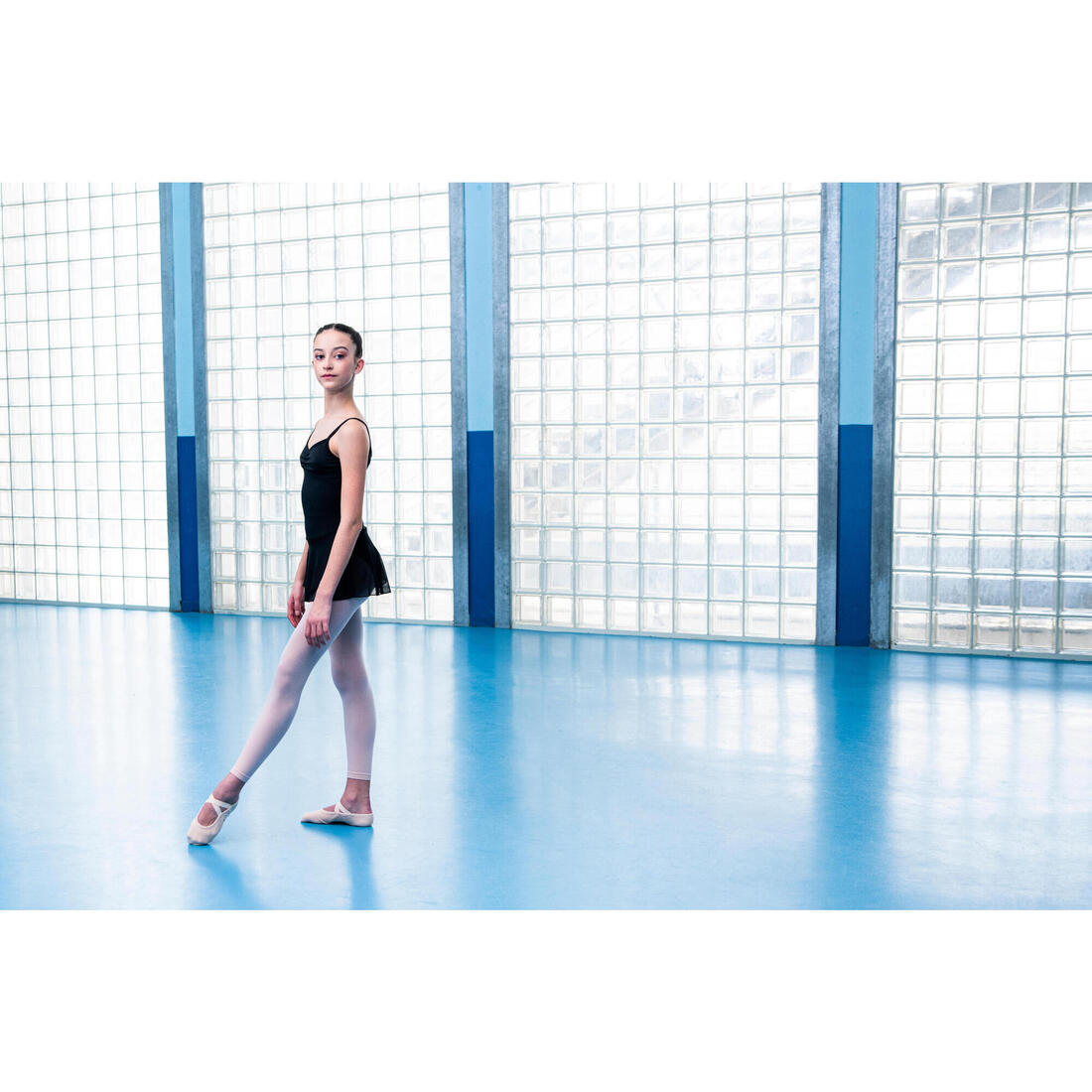 Tunique de danse classique fille corail.