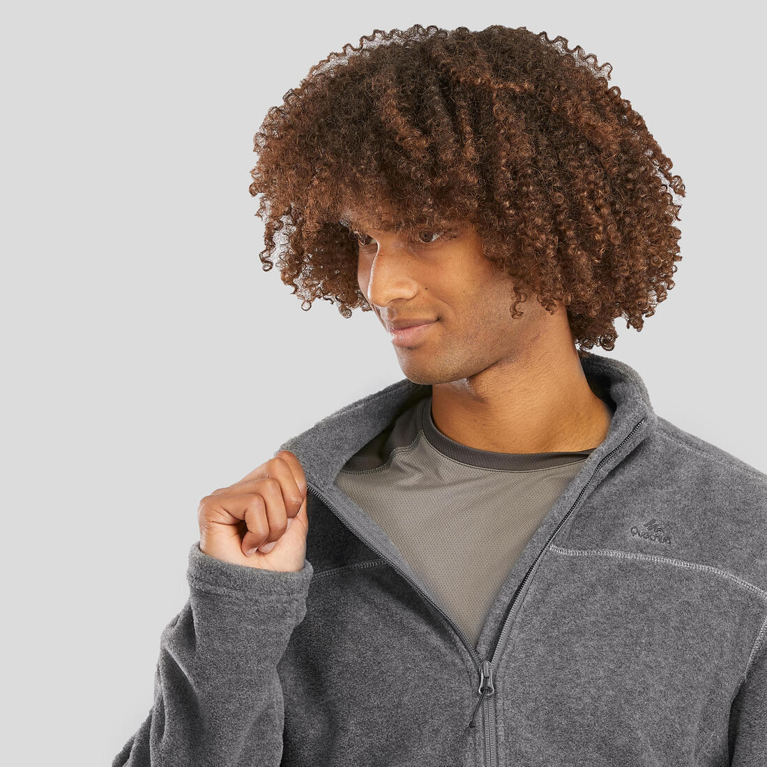 Polaire de randonnée montagne homme, MH100full zip