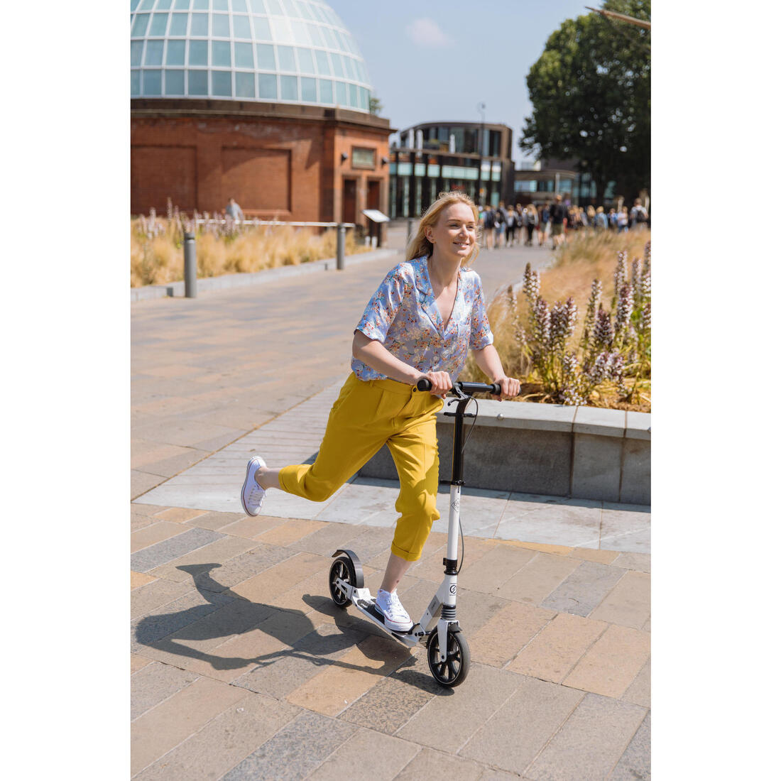 Trottinette adulte t7xl vert pale
