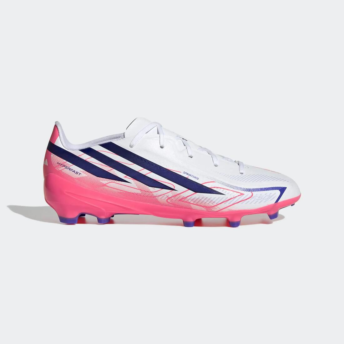 adidas F50 Hyperfast League FG/MG chaussure Enfant Blanc/Violet