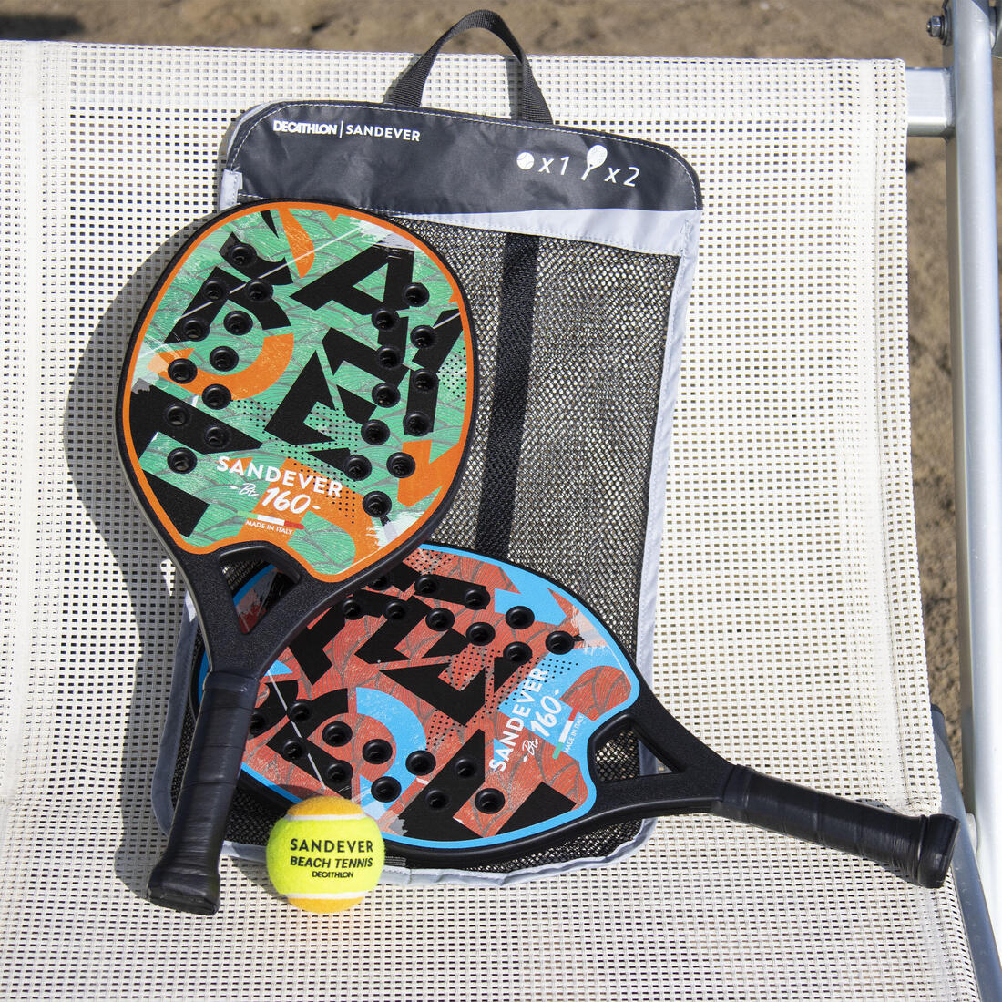 set raquettes Beach Tennis BTR 160