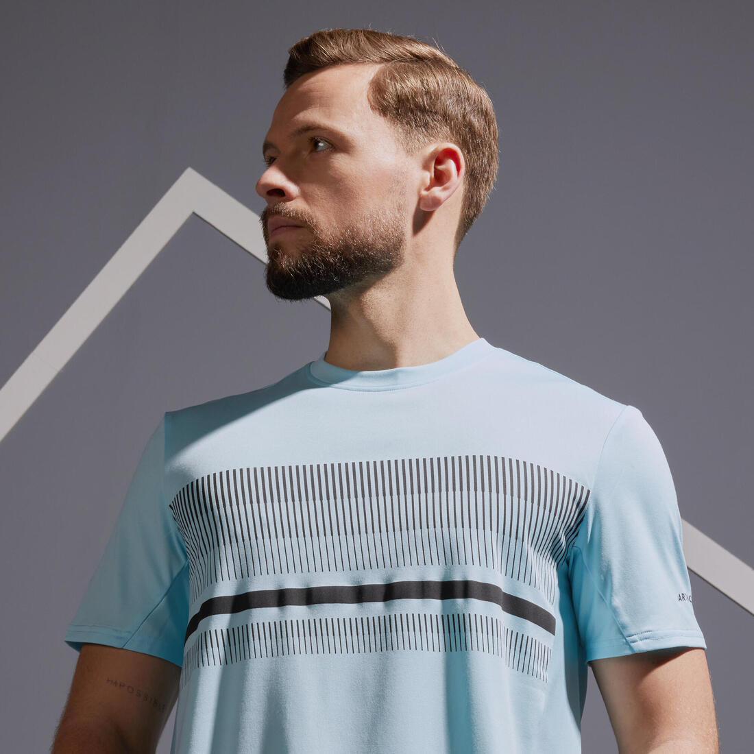 T-Shirt de tennis manches courtes homme - Essential blanc