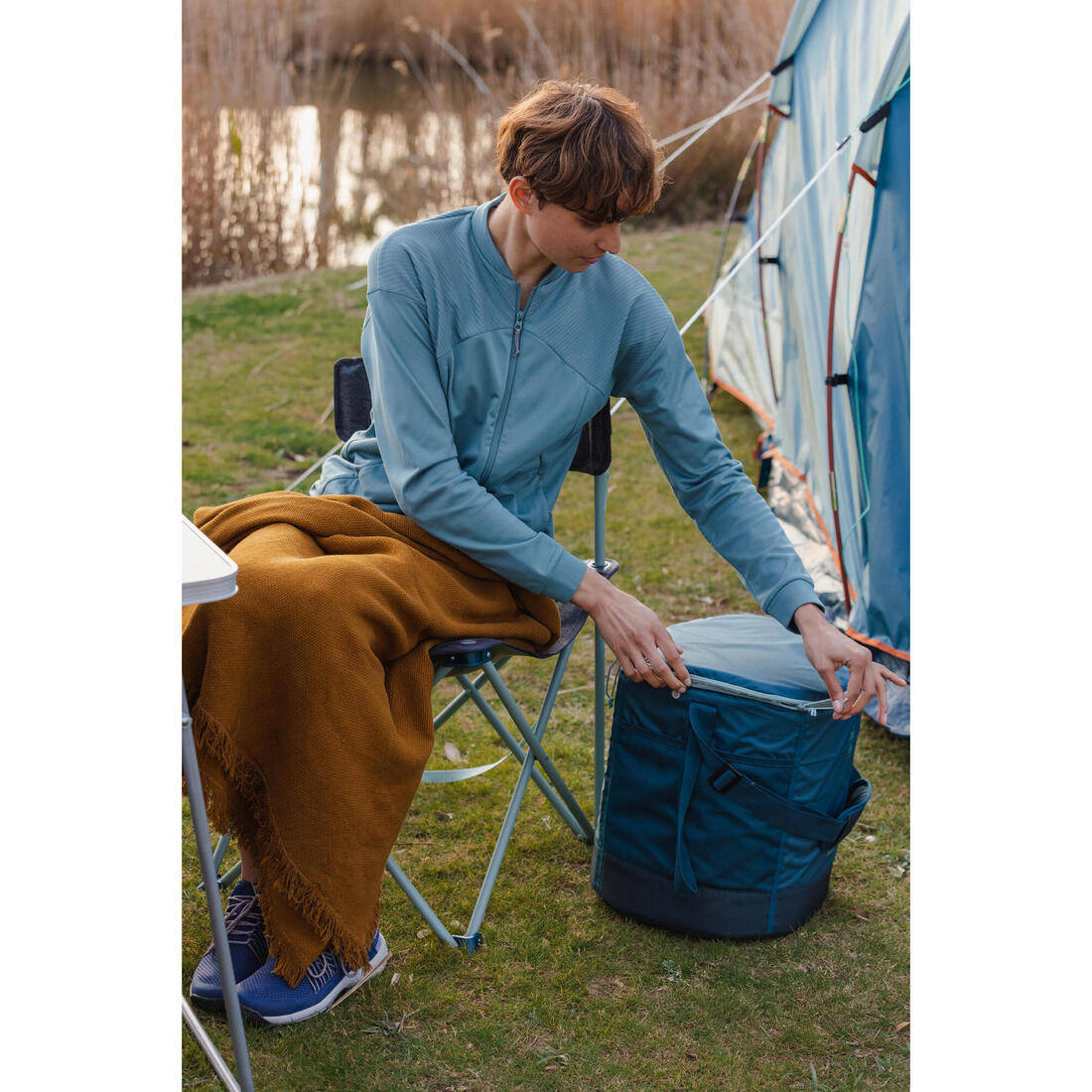 Glacière 100 souple 30 litres, isotherme et compacte pour le camping