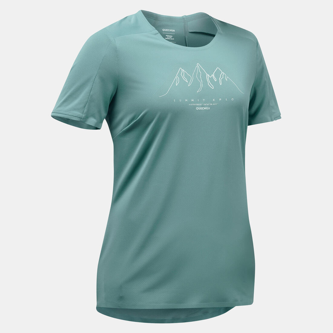 T-shirt de randonnée manches courtes femme, MH500