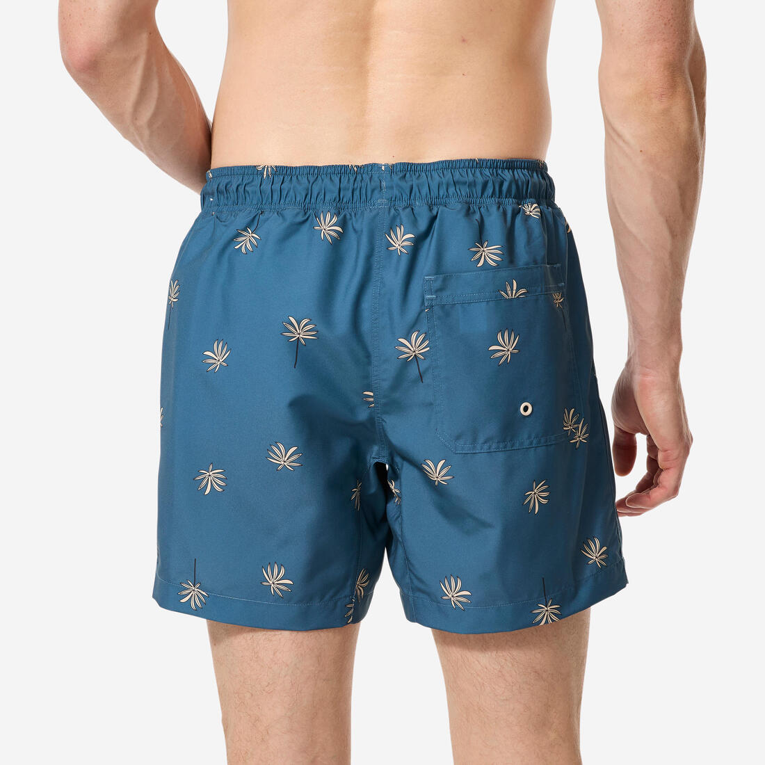 Boardshort surf short de bain court 15" homme, 100 Palmito