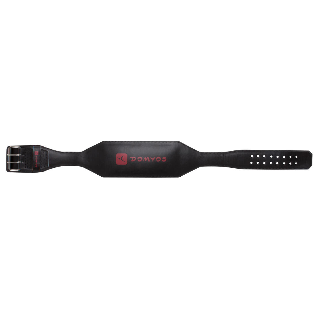 Ceinture lombaire de musculation en cuir - noire