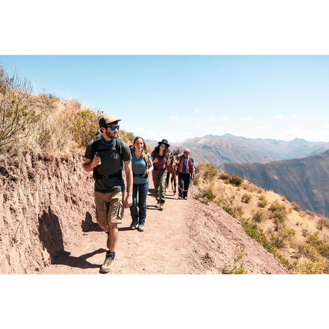 Short cargo de trek voyage - travel 500 homme