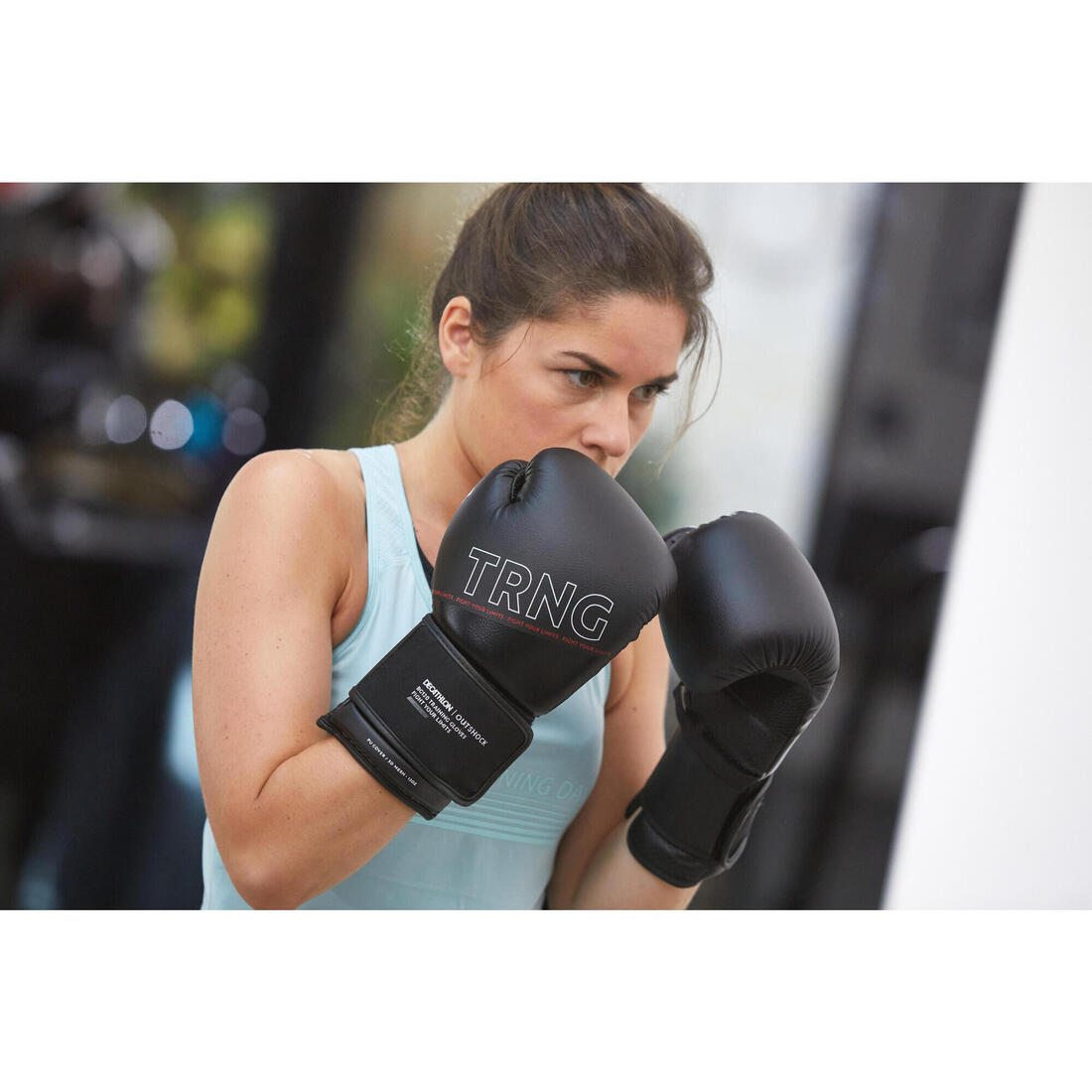 GANTS DE BOXE 120 NOIRS, GANTS D'ENTRAINEMENT
