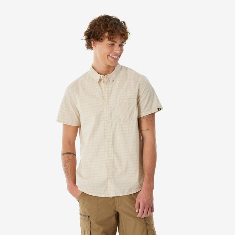 Chemise de randonnée manches courtes homme, NH100
