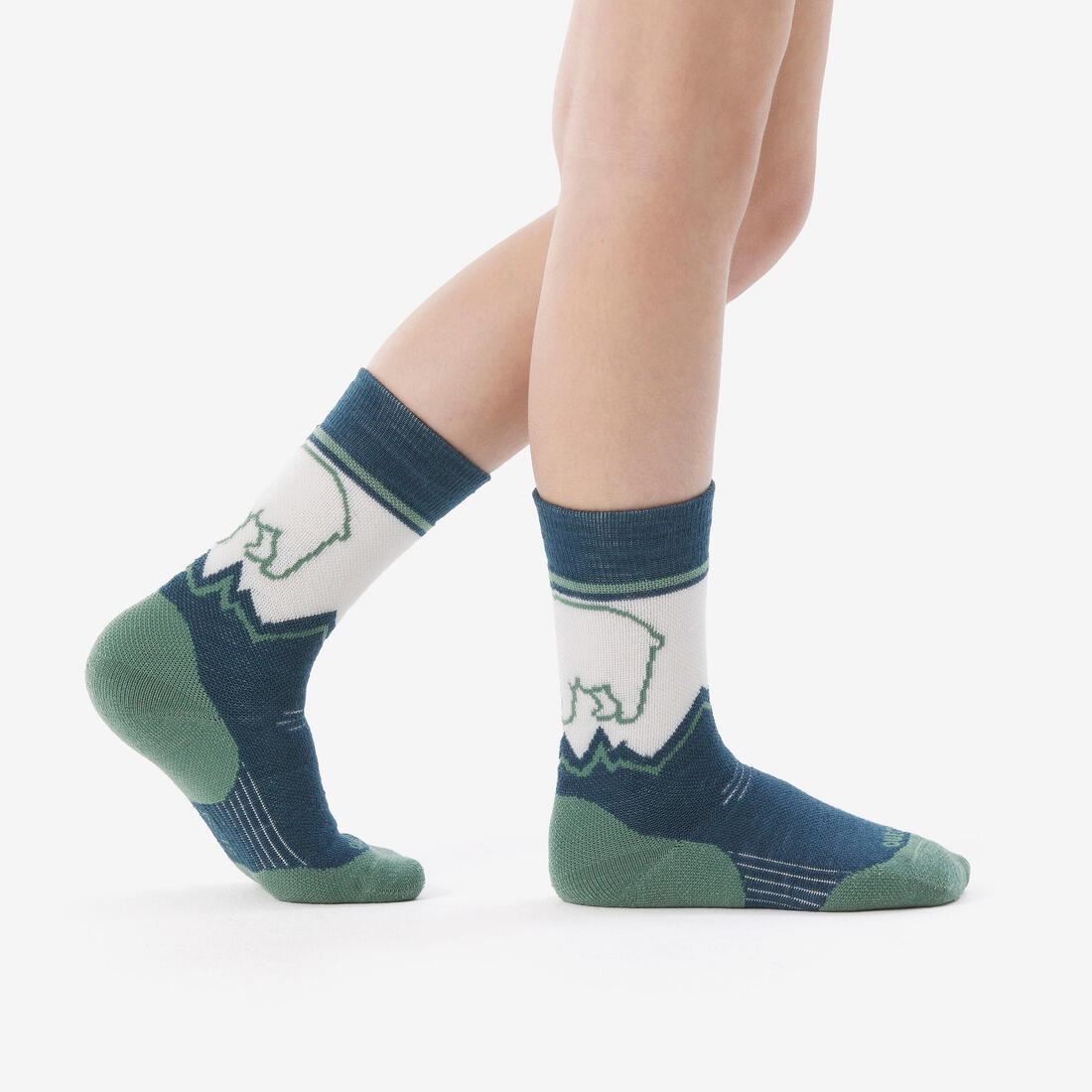 Coffret gants et chaussettes enfant 4-14 ans, Edition limitée vert