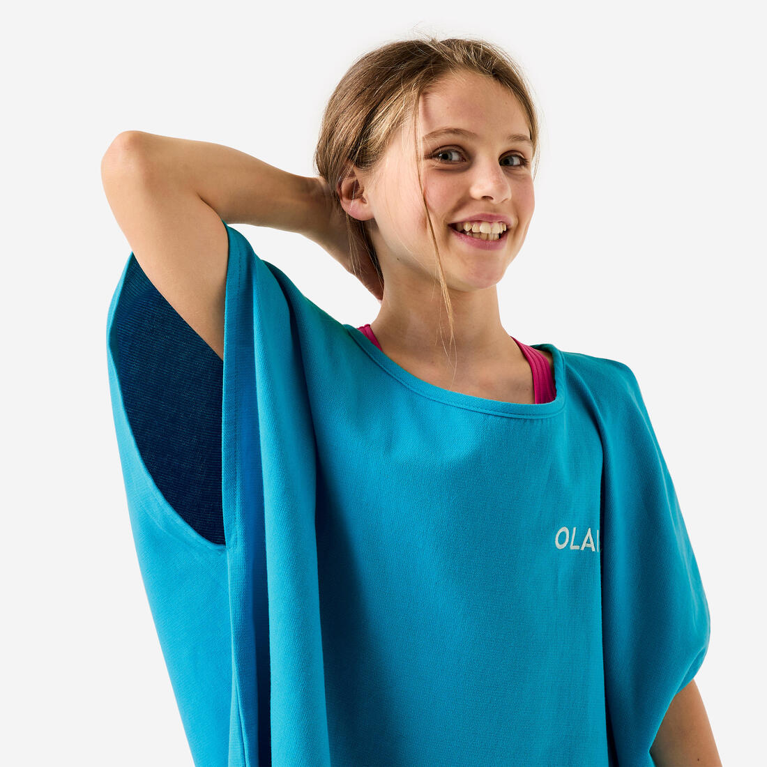 Poncho surf Enfant - 100 bleu
