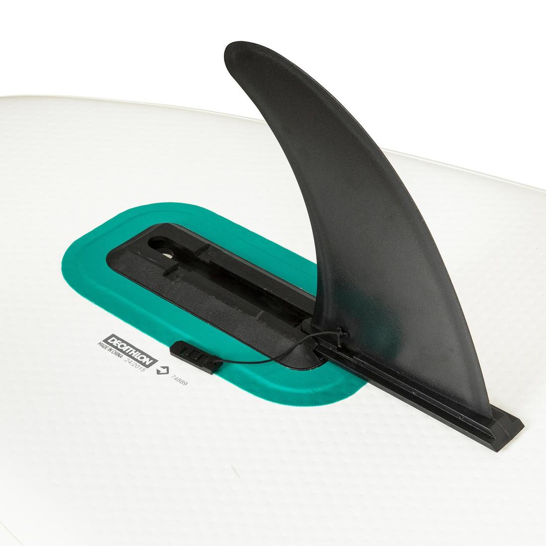 Aileron standard rail glissière stand up paddle gonflable noir