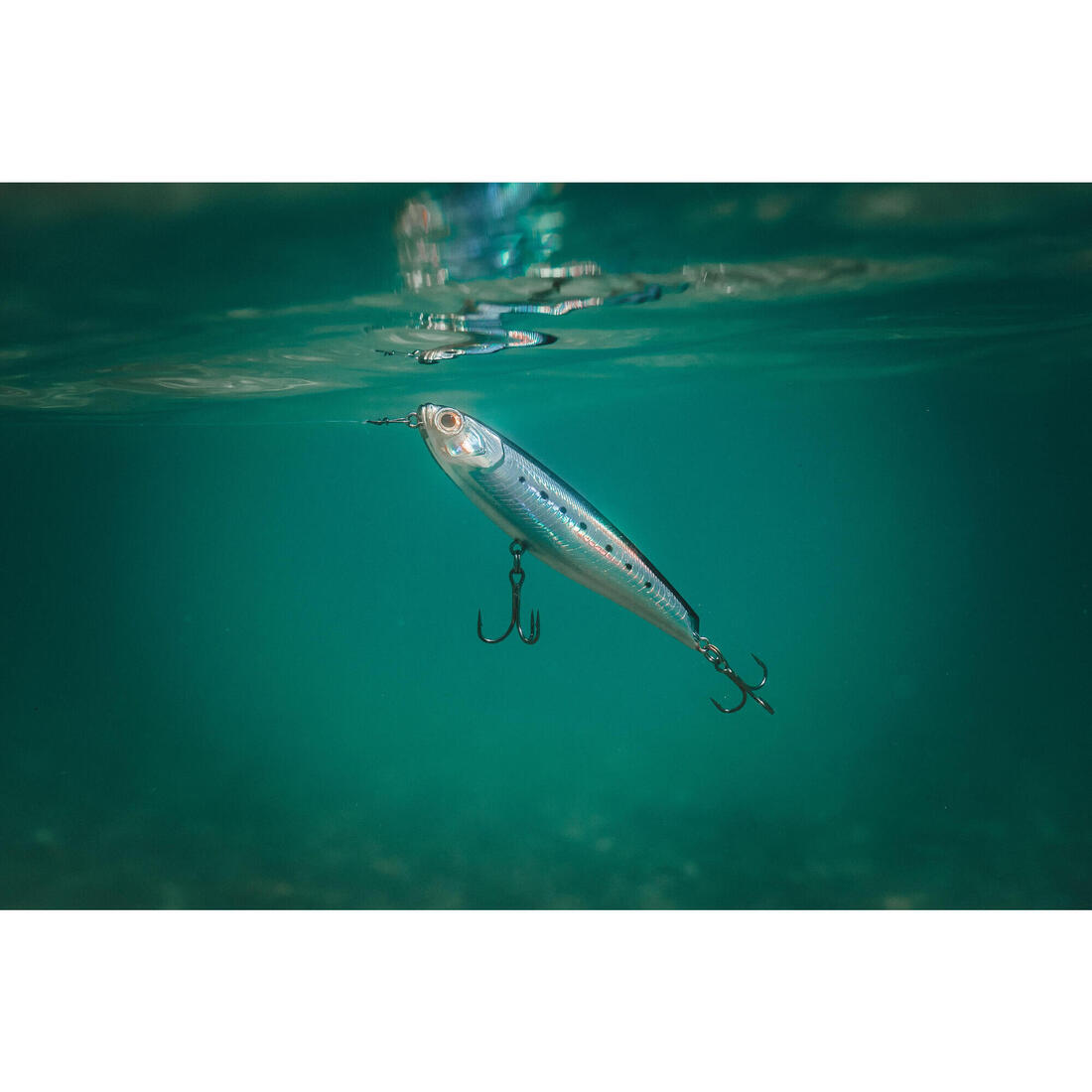Poisson nageur stickbait pencil WIZDOM 95 F SARDINE BLEUE leurre en mer