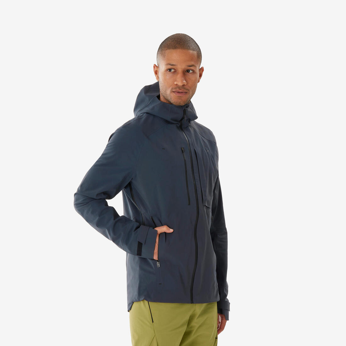 Veste de randonnée imperméable et légère homme, MH900