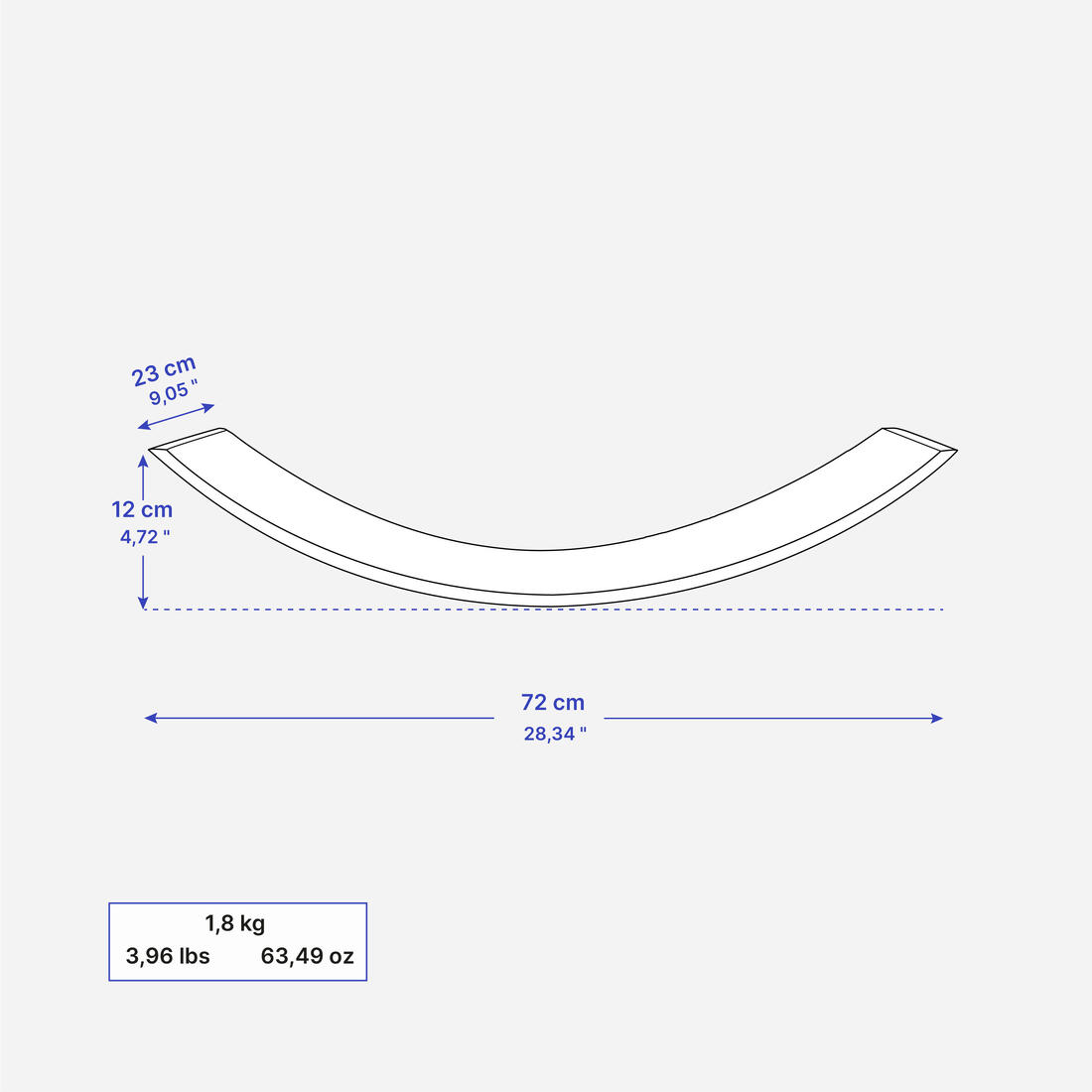 Planche d'équilibre et motricité taille S