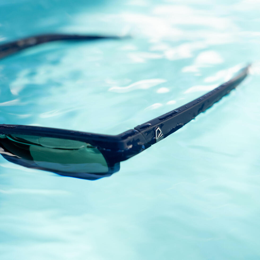 Lunettes de soleil polarisées flottantes voile SAILING 100 taille S Noir
