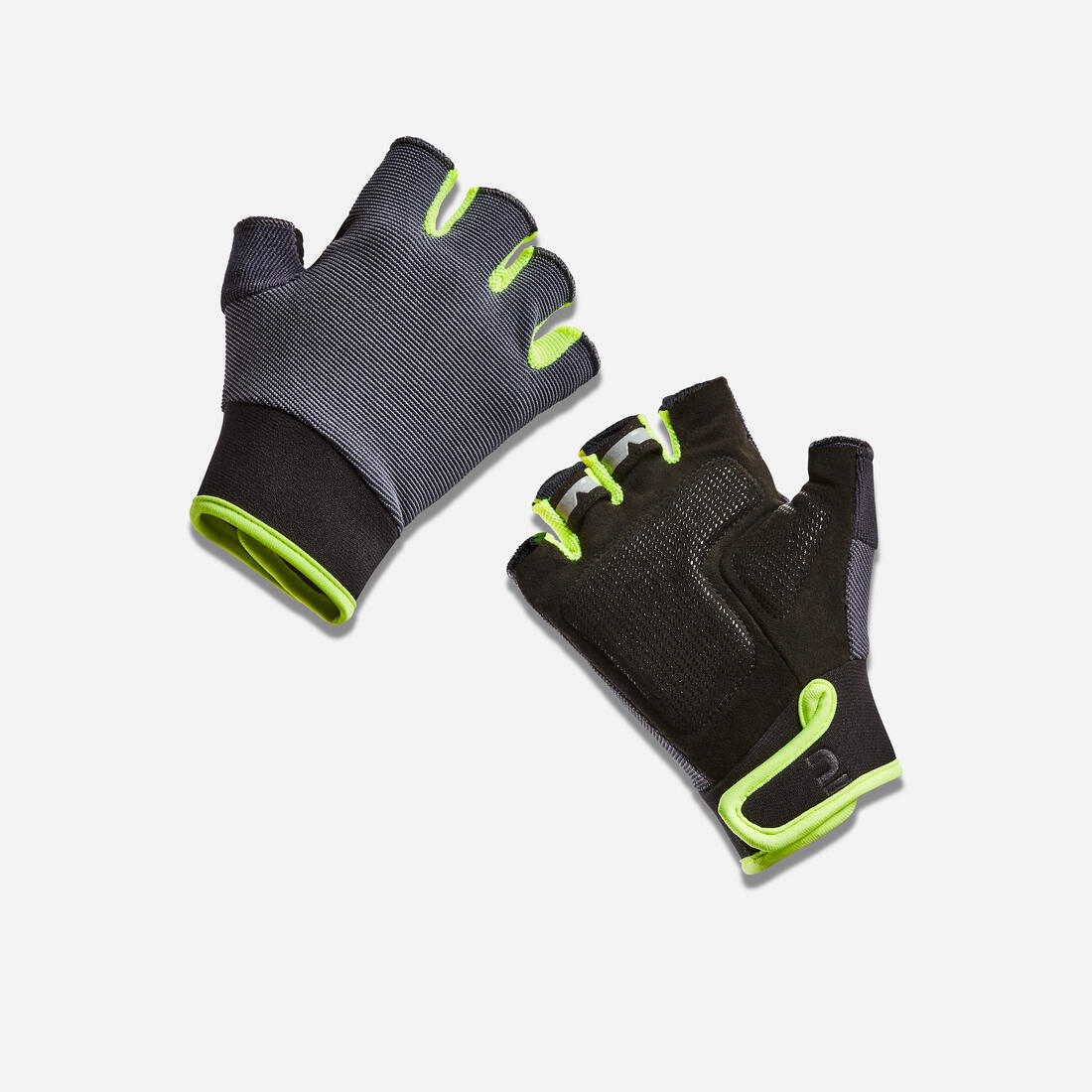 Gants velo enfant 500 noir 8-12 ans