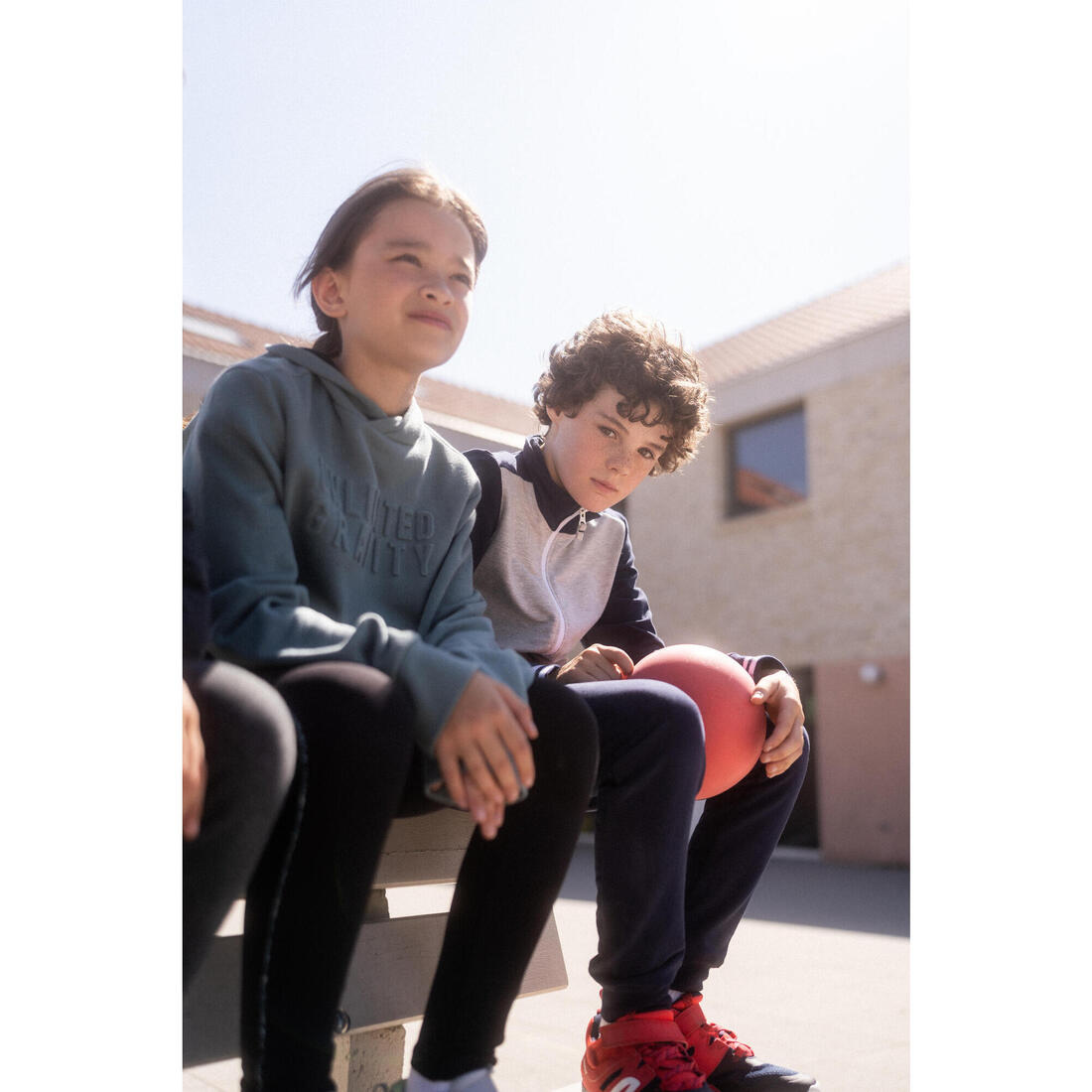 Sweat à capuche coton enfant imprimé