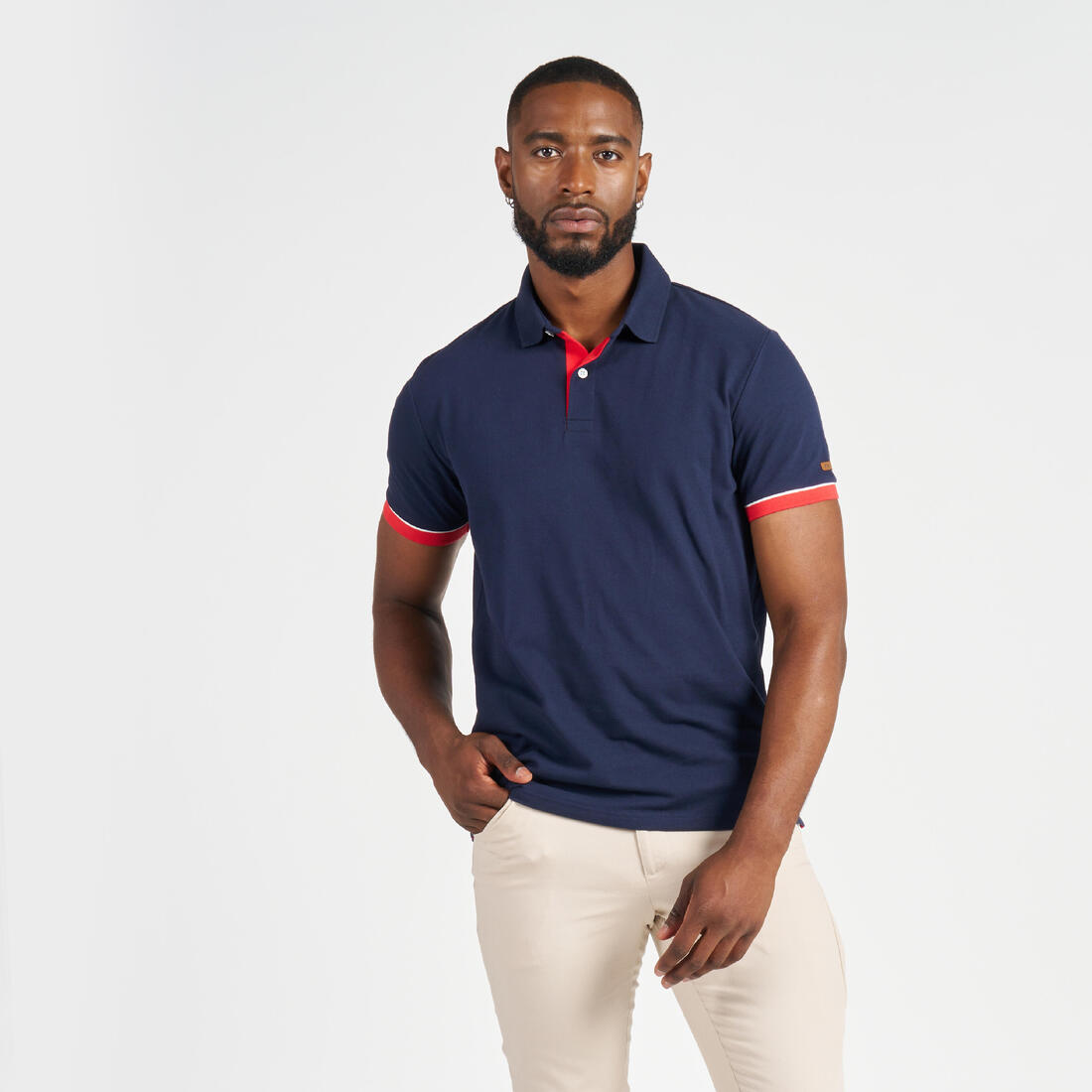 Polo manches courtes de voile homme,100
