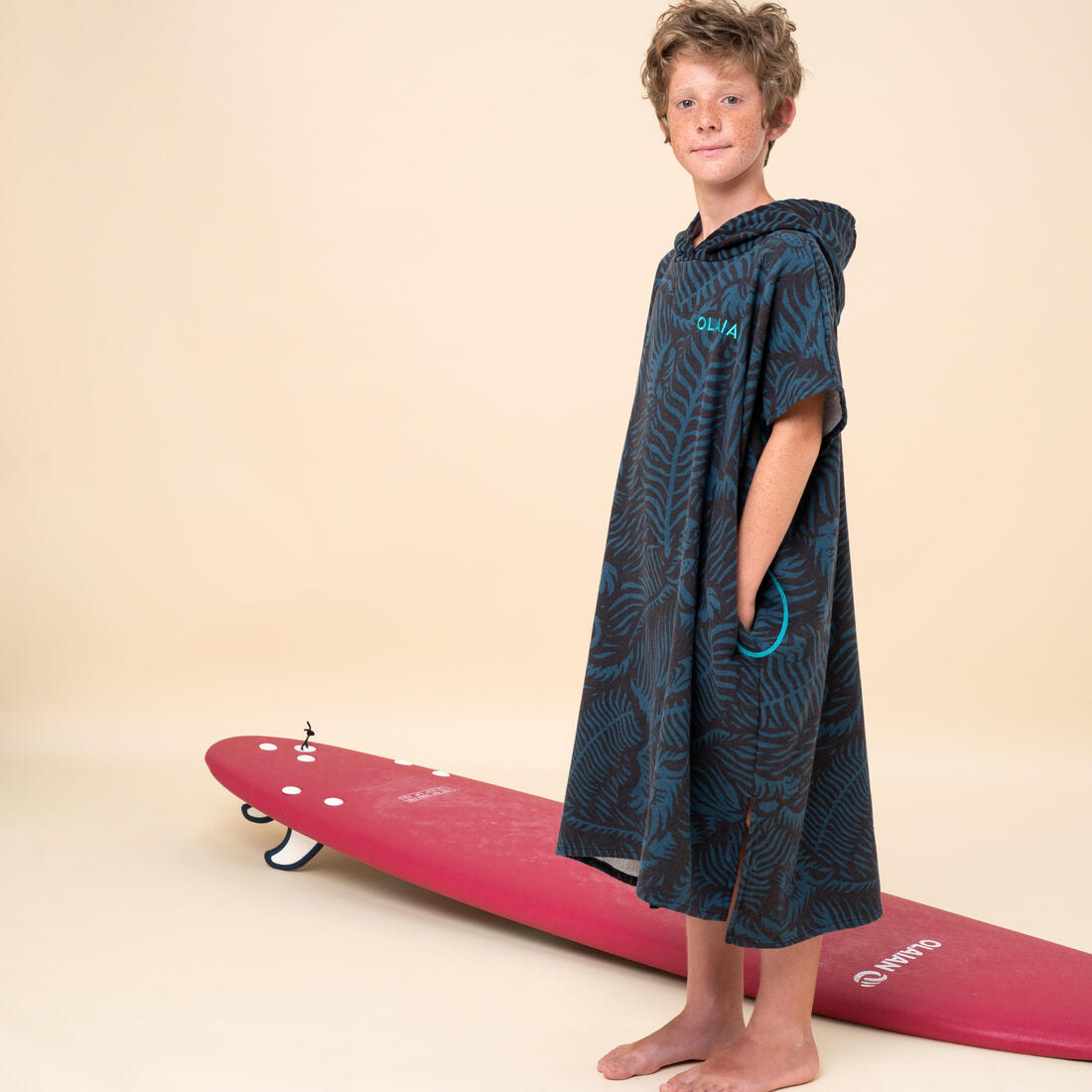 Poncho surf Enfant 135 à 160 cm - 550 Mood