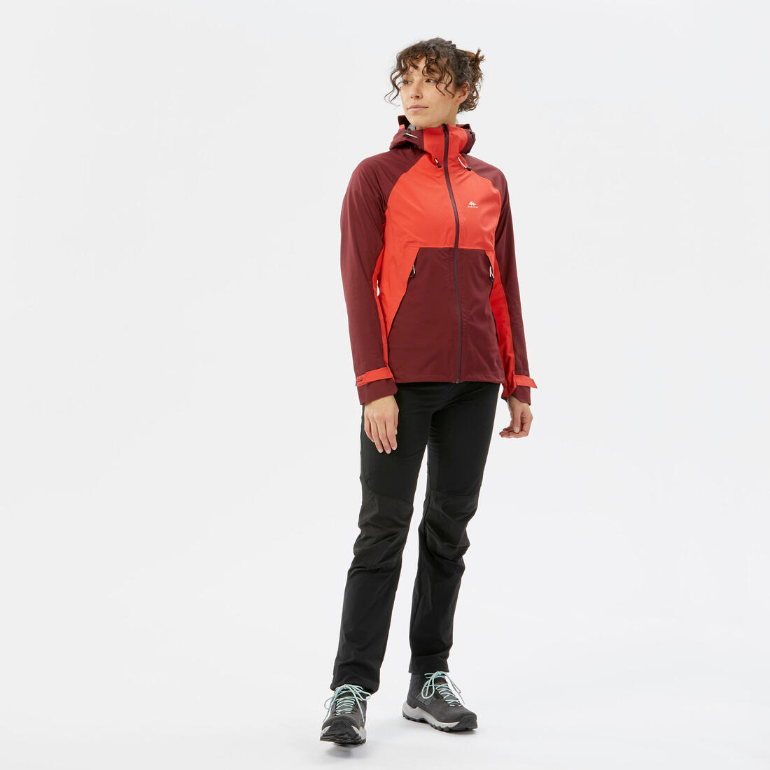 Veste imperméable de randonnée montagne - MH500 Femme