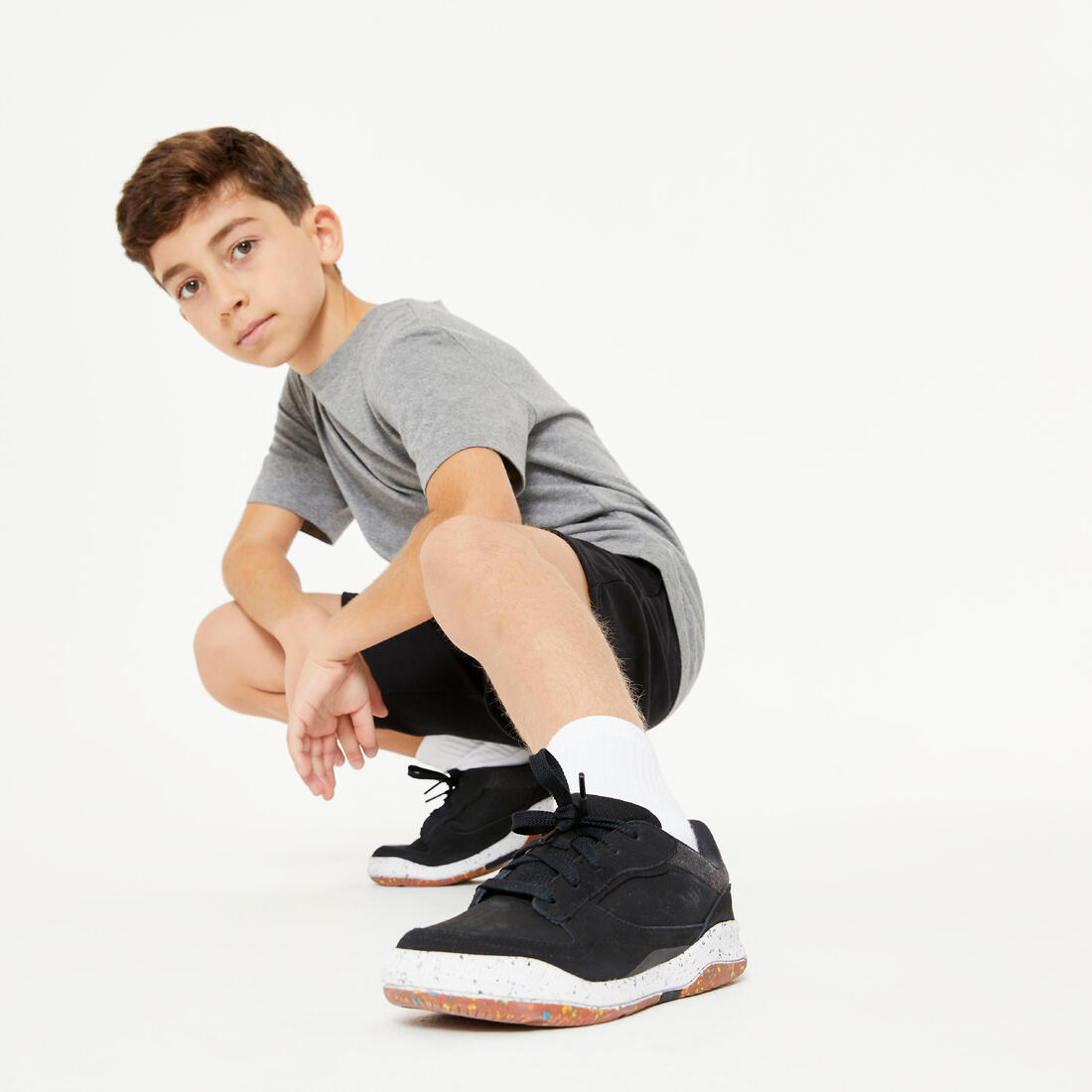 Chaussures multisport à lacets en cuir enfant mixte, Playventure city