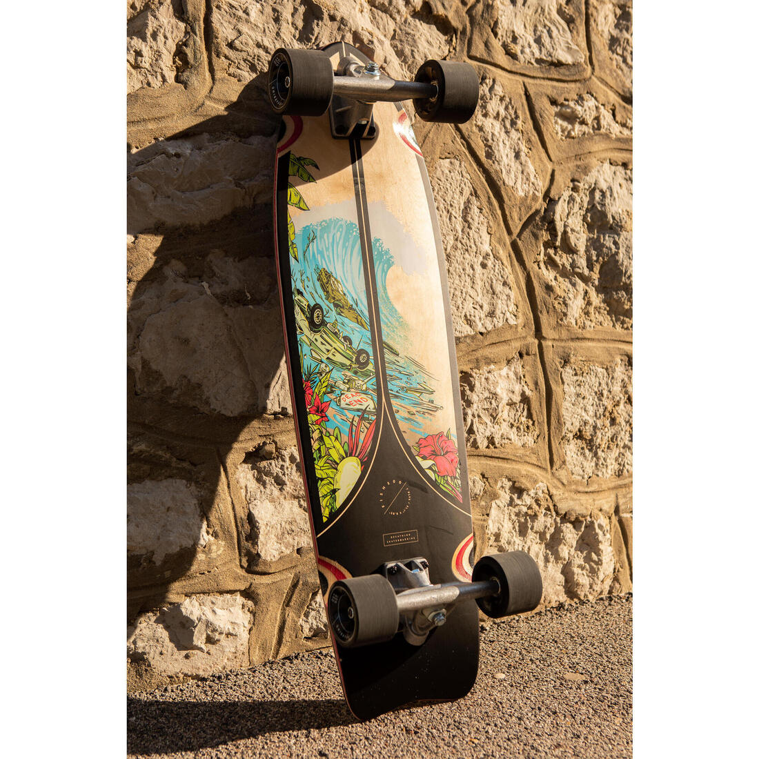LONGBOARD FISH 500 NOIR