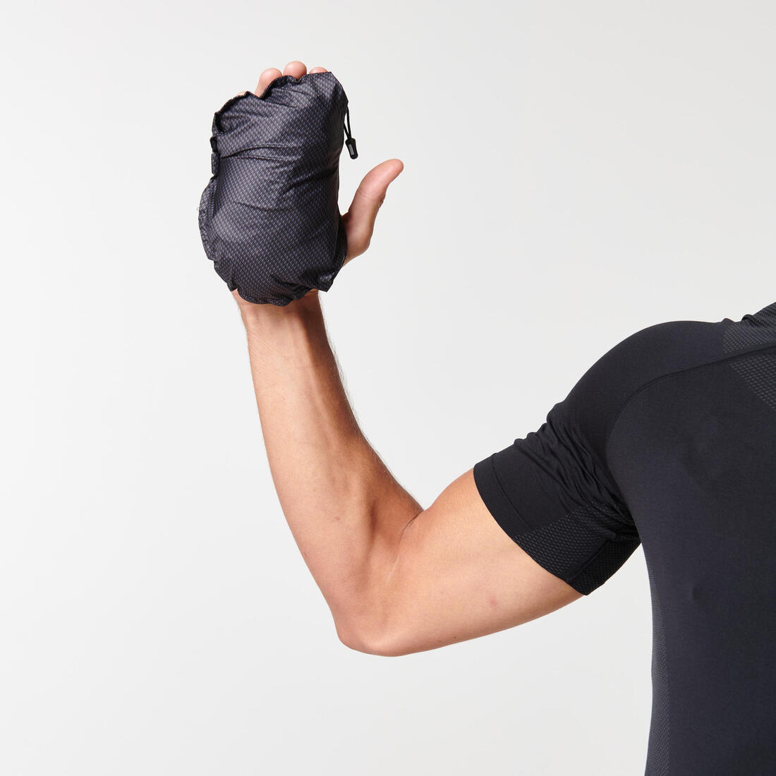 Veste coupe vent sans manche de running homme - KIPRUN Run 900 noire