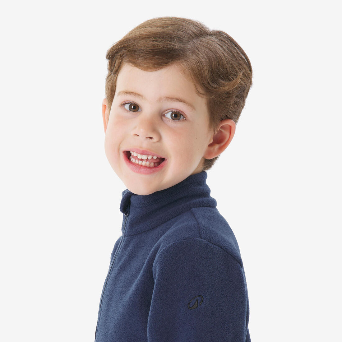 Polaire de randonnée enfant 2-6 ans, MH100 demi zip