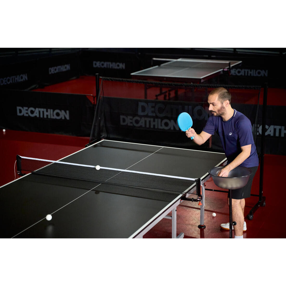 BALLES DE TENNIS DE TABLE TTB 100 1* 40+ X72 BLANCHES