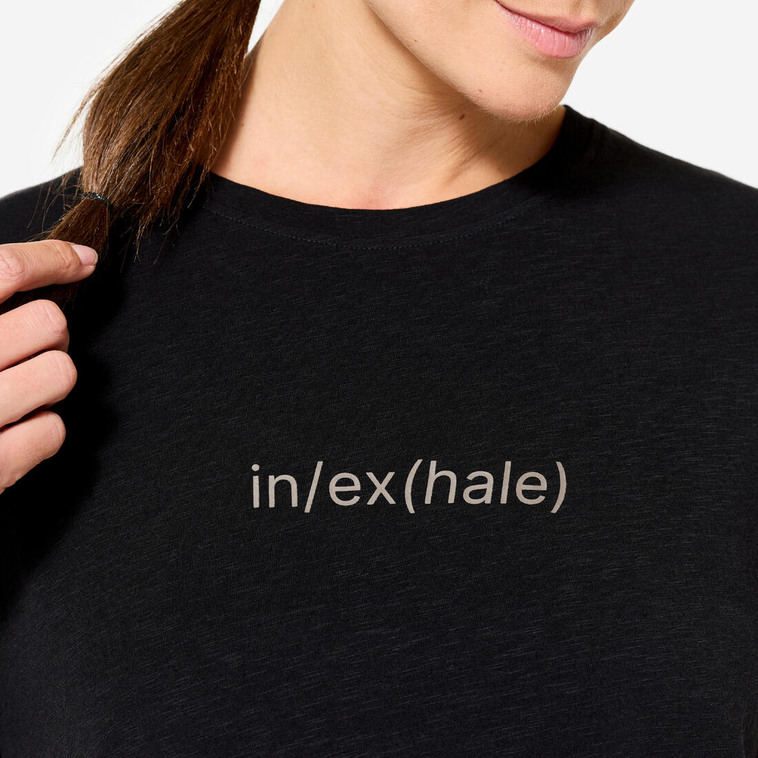 T-shirt manches courtes de yoga femme