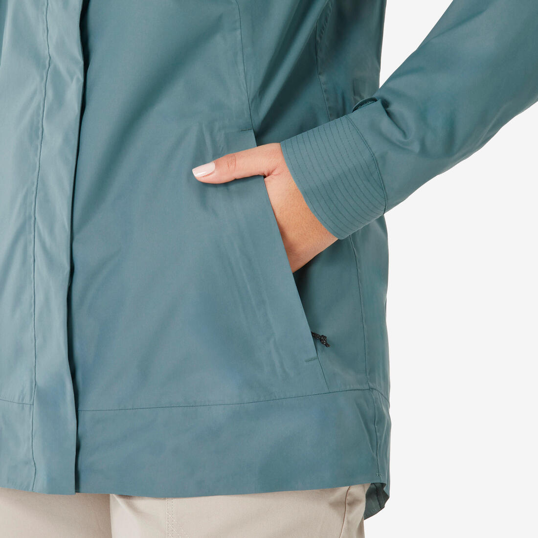 Veste de randonnée imperméable femme, NH500