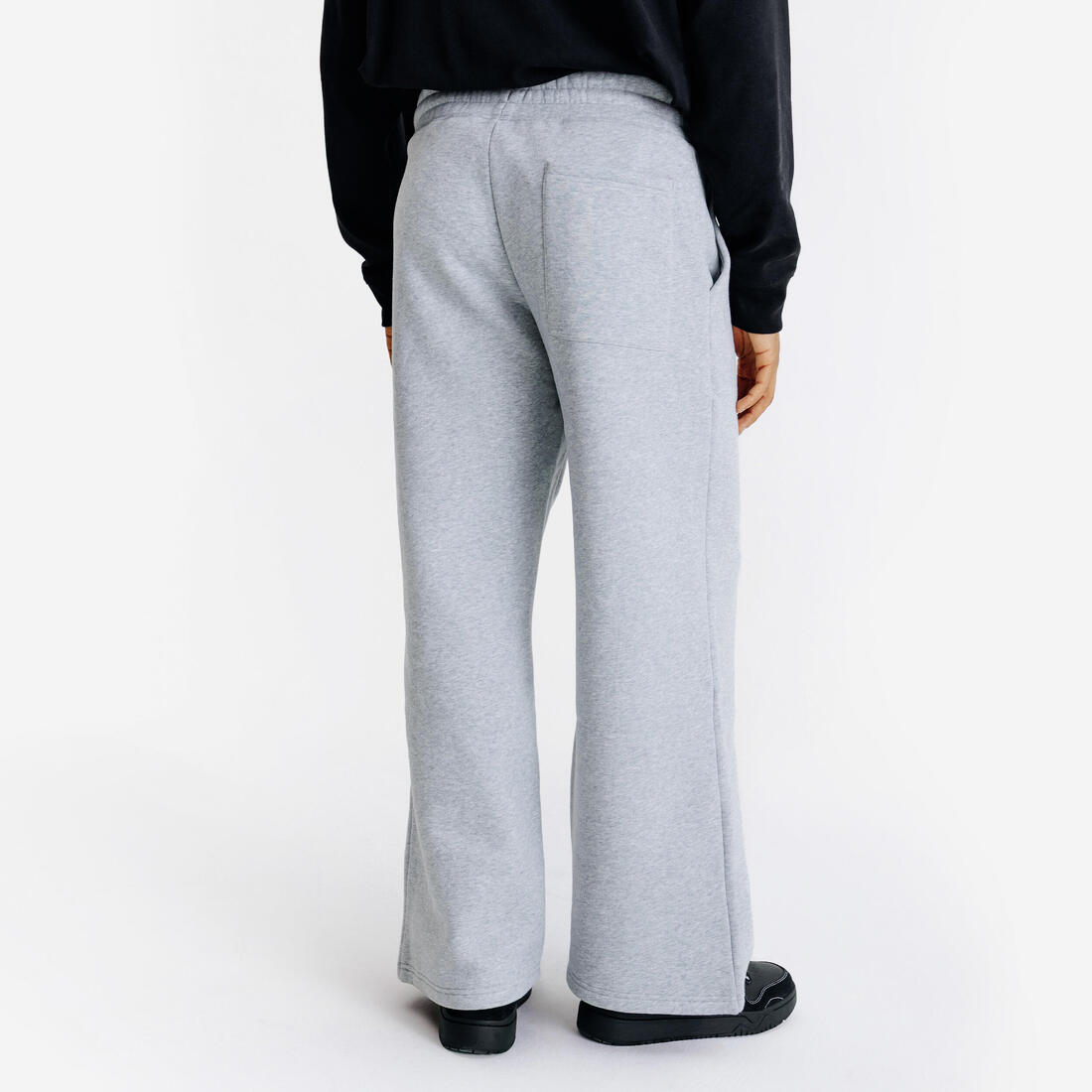Pantalon jogging droit, homme, Elementals, gris chiné